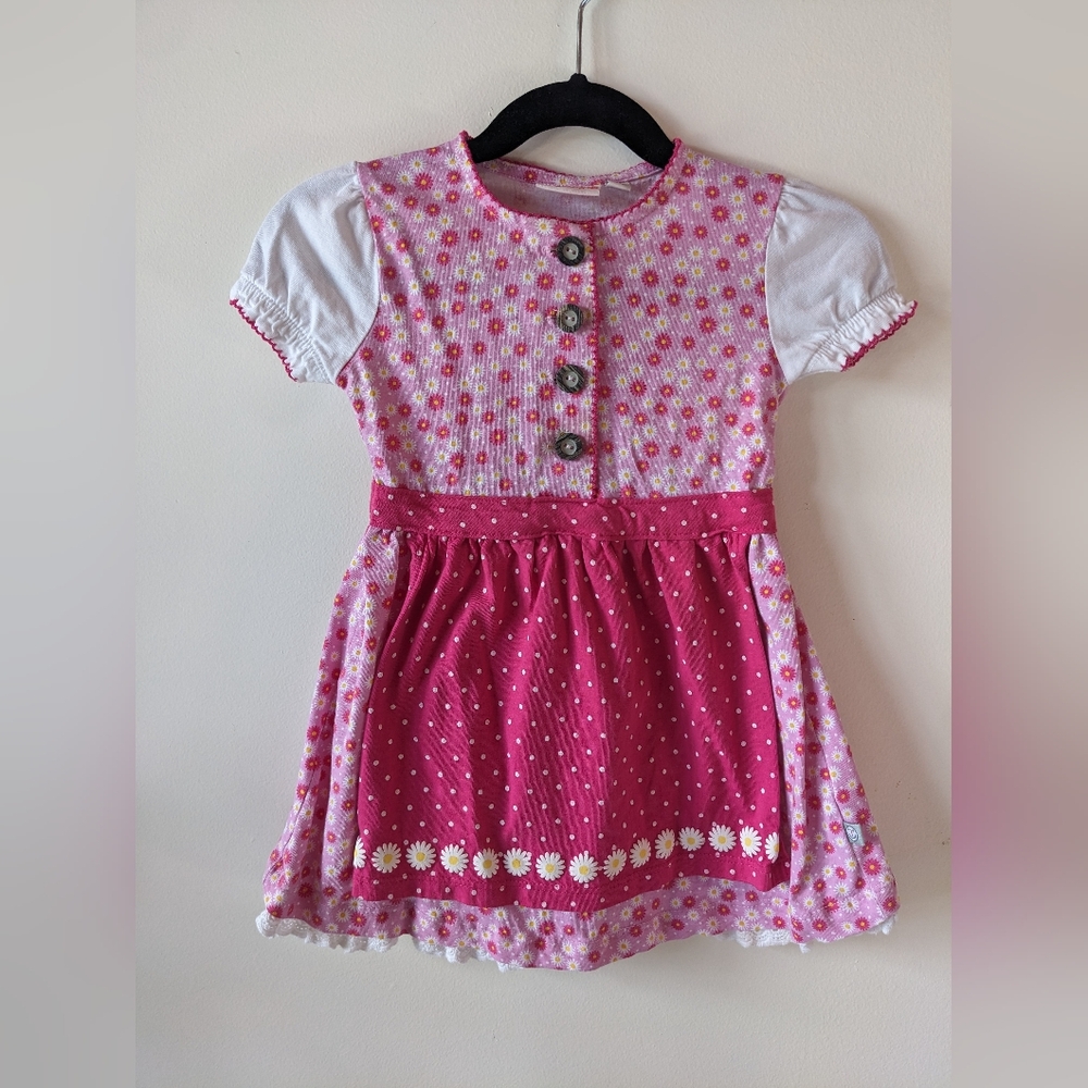 Liegelind German Pink Dirndl Dress